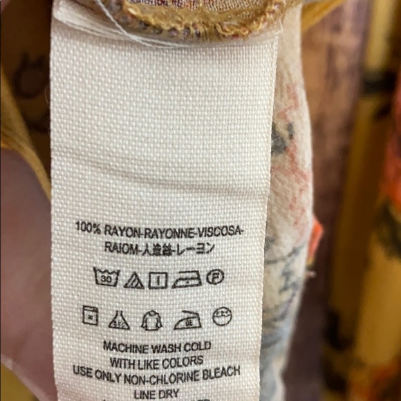 FREE PEOPLE easy girl bell sleeve tunic medium - Picture 9 of 9